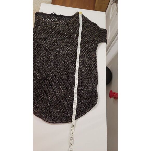 Jeanne Pierre Black & Gold Sweater Small - Picture 6 of 6